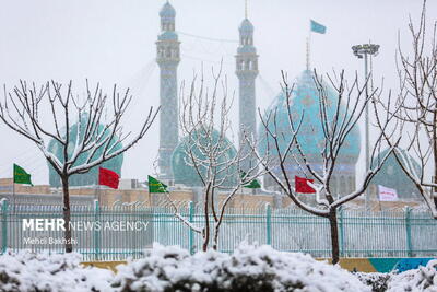 یخبندان قم را در بر می‌گیرد