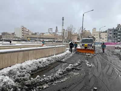 آماده‌باش ۶ هزار پاکبان مشهدی برای برف‌روبی معابر