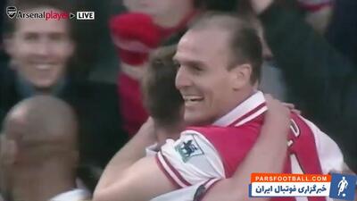 برتری 2-0 آرسنال مقابل چلسی با بریس استفن هیوز در سال 1998 - پارس فوتبال