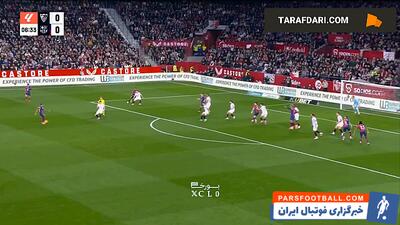 گل روبرت لواندوفسکی به سویا (سویا 0-1 بارسلونا) - پارس فوتبال