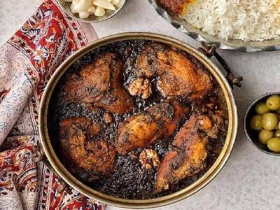 طرز پخت ترشک مرغ درباری یزدی - فراشپز