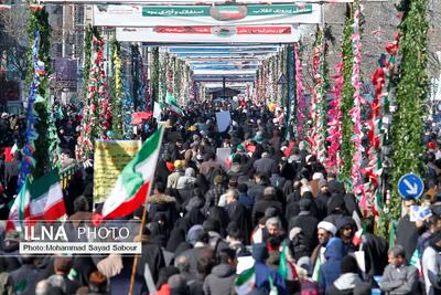 برگزاری راهپیمایی ۲۲ بهمن در سراسر کشور + تصاویر