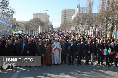 حضور حماسی مردم اردبیل در راهپیمایی ۲۲ بهمن