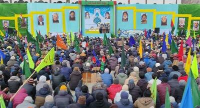 راهپیمایی باشکوه پیروزی انقلاب اسلامی در کارگیل هند