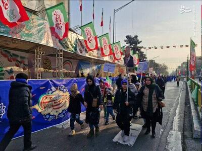 فیلم/ آغاز راهپیمایی ۲۲ بهمن در هرمزگان، خوزستان و تهران