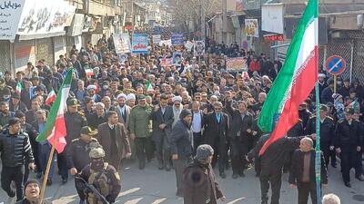 برگزاری راهپیمایی 22 بهمن ماه در میاندوآب