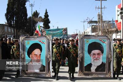 راهپیمایی ۲۲ بهمن در سیرجان