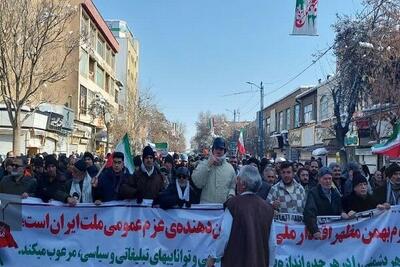 تصاویری از راهپیمایی ۲۲ بهمن در ارومیه