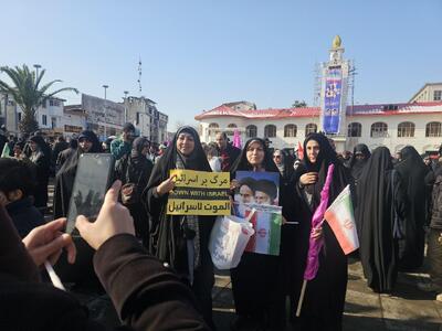 تصاویری از حضور پرشور رشتوندان در جشن تولد انقلاب