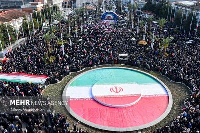 راهپیمایی ۲۲ بهمن در رشت