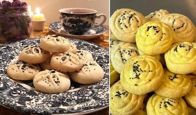 طرز تهیه شیرینی نان برنجی ترد و خوشمزه / یه دستور عالی برای پخت بهترین شیرینی