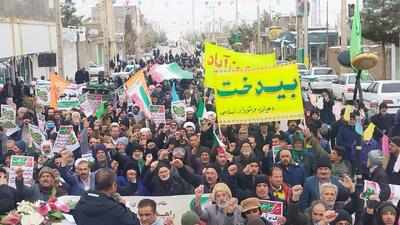 مردمان خراسان جنوبی، همگام با دیگر ایرانیان در جشن تولد انقلاب اسلامی + تصاویر