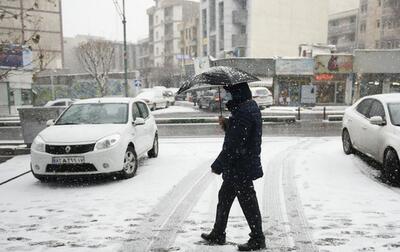 پیش بینی بارش برف و باران در تهران