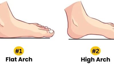 تست شخصیت‌شناسی قوس پا: قوس پای شما چه رازهایی درباره شخصیتتان فاش می‌کند؟