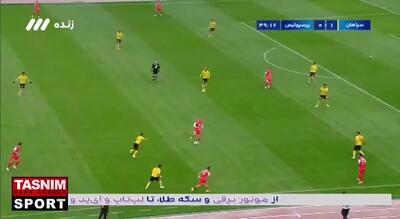 ببینید| گل اول پرسپولیس به سپاهان  با ضربه سر علیپور