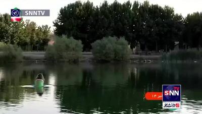 رونمایی از حدید ۱۱۰ جدیدترین پهپاد انتحاری؛ شلیک پهپاد از زیردریایی