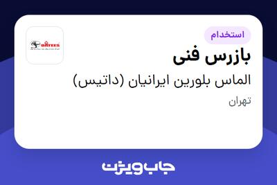 استخدام بازرس فنی - آقا در الماس بلورین ایرانیان (داتیس)