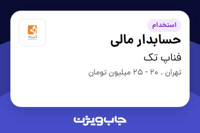 استخدام حسابدار مالی در فناپ تک