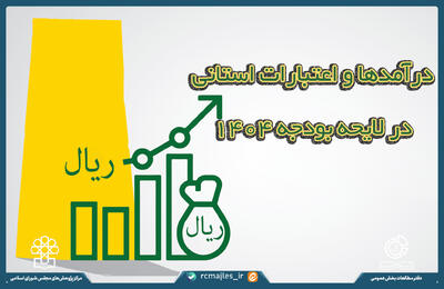 درآمدها و اعتبارات استانی در لایحه بودجه 1404