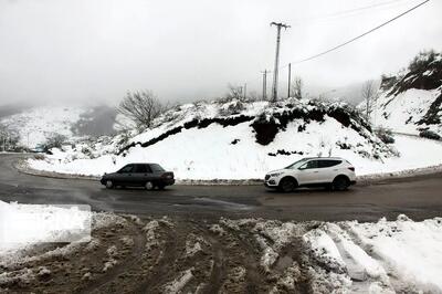 دو جاده شمالی لغزنده و خطرناک اعلام شد