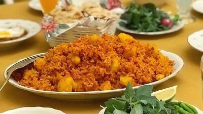 طرز تهیه دمپختک گوجه با ته دیگ بسیار خوشمزه و لذیذ