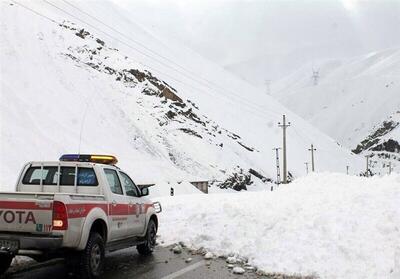 هشدار پلیس راه مازندران نسبت به سقوط بهمن در کندوان و هراز