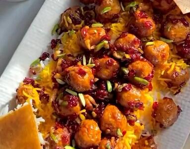 طرز تهیه زرشک پلو با مرغ جدید+فیلم - سبک ایده آل