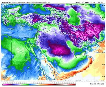 بارندگی فراوان و سرمای شدید با ورود سردچال قطبی به ایران | اعلام زمان دقیق ورود سردچال به کشور