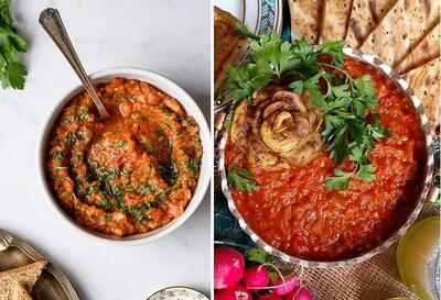 طرز تهیه خوراک خاویار بادمجون / یه غذای ساده و خوشمزه واسه شام امشب