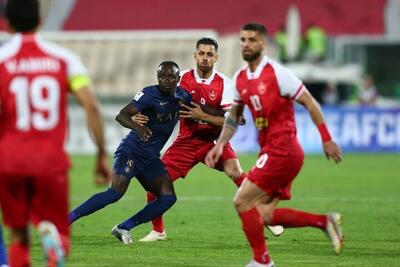 النصر مقابل پرسپولیس آبی پوش شد