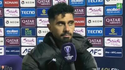 مصاحبه امید عالیشاه پس از تساوی پرسپولیس مقابل النصر