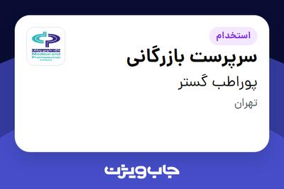 استخدام سرپرست بازرگانی در پوراطب گستر