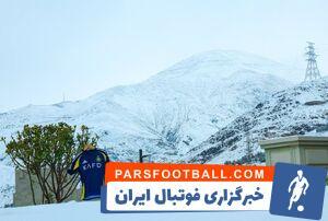 رونمایی از پیراهن النصر در برف شمال تهران +عکس - پارس فوتبال