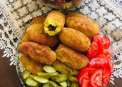 طرز تهیه کوکوی سیب‌زمینی شکم پر+فیلم - سبک ایده آل