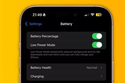 آیا فعال‌سازی حالت Low Power Mode باعث کاهش سرعت آیفون می‌شود؟