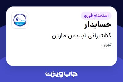 استخدام حسابدار - خانم در کشتیرانی آبدیس مارین