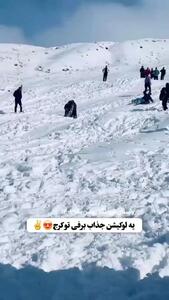 فیلم زمستان رویایی خوزنکلا زیر برف سفید