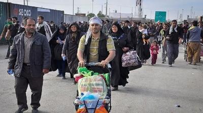 ۷.۵ میلیون نفر از مرز مهران عبور کردند