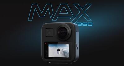 رونمایی دوربین GoPro MAX 360 با قابلیت فیلم‌برداری 5.6K