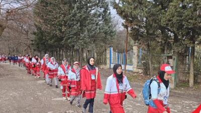 تمرینات مشترک بانوان امدادگر سراسر کشور در طرح ملی تابان