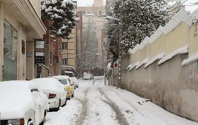 بارش برف در این مناطق تهران از جمعه/ سرما و یخبندان