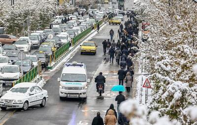 هشدار هواشناسی برای تهران ؛ بارش برف و کاهش ۱۵ درجه ای دما