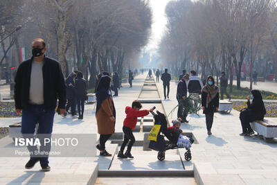 کاهش دمای ۸ تا ۱۲ درجه‌ای در اصفهان