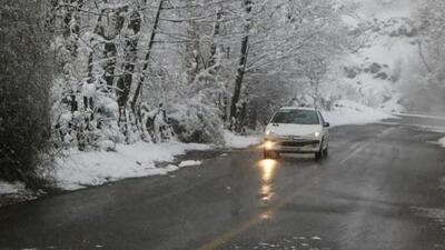 بارش باران و برف در تهران و کاهش دمای شدید تا سه‌شنبه