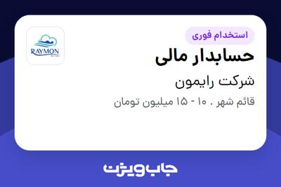 استخدام حسابدار مالی - خانم در شرکت رایمون