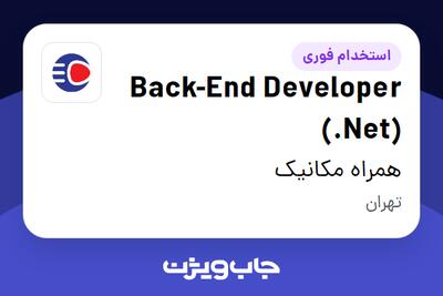 استخدام Back-End Developer (.Net) در همراه مکانیک