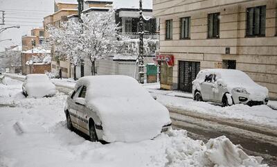 تهران زیر برف سنگین/ بارش شدید برف در این مناطق کشور