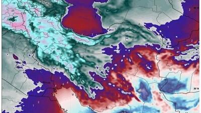 هشدار بارش برف، باران و کولاک در سراسر ایران