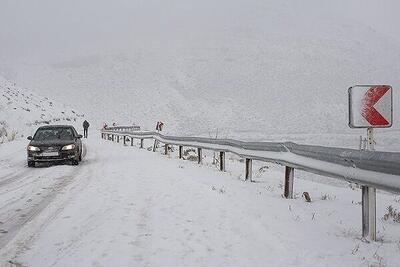 غرب مازندران بر مدار بارش برف سنگین