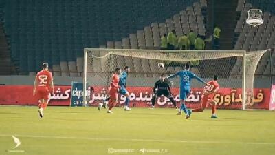 بازی استقلال 1-0 نساجی از زاویه دوربین باشگاه نساجی